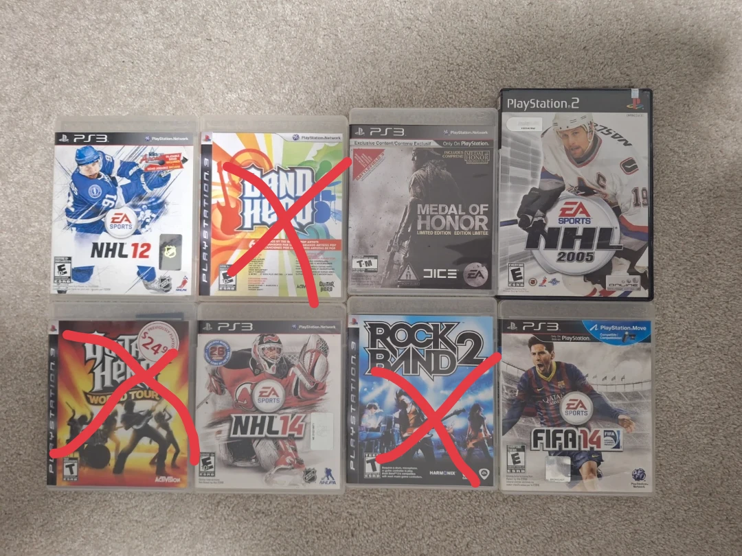 PlayStation 3 & 2 Video Game Bundle