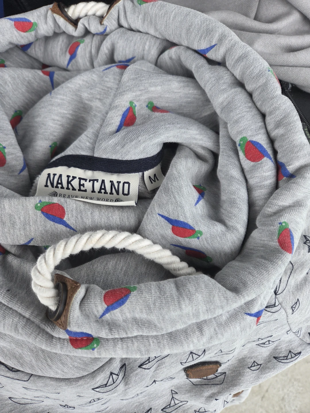 Naketano Grey Hoodie - photo 2