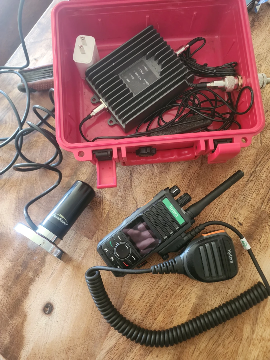 Hytera Radio and SureCall Signal Booster Kit