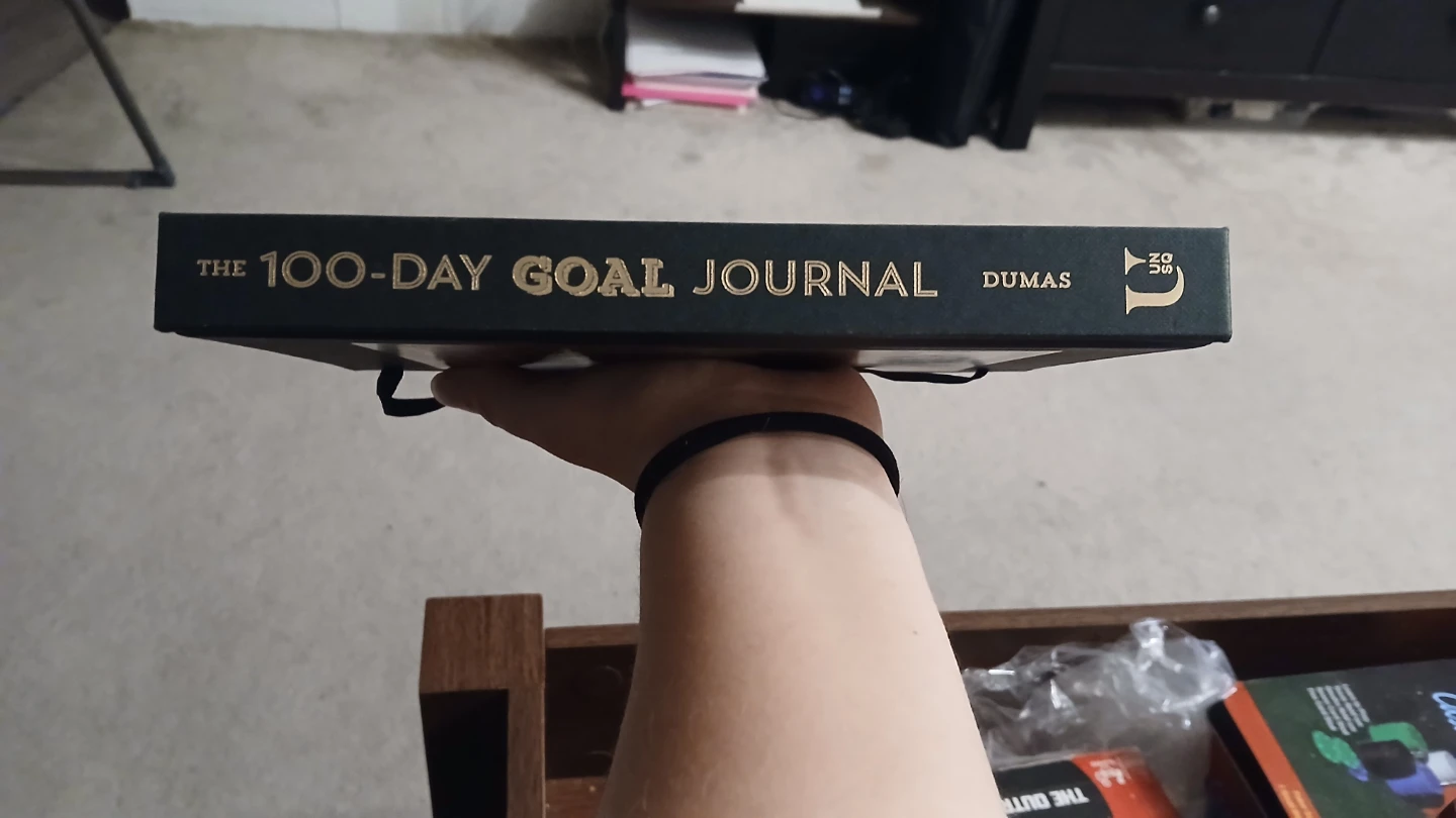 100 day goal journal - hardcover book - photo 3
