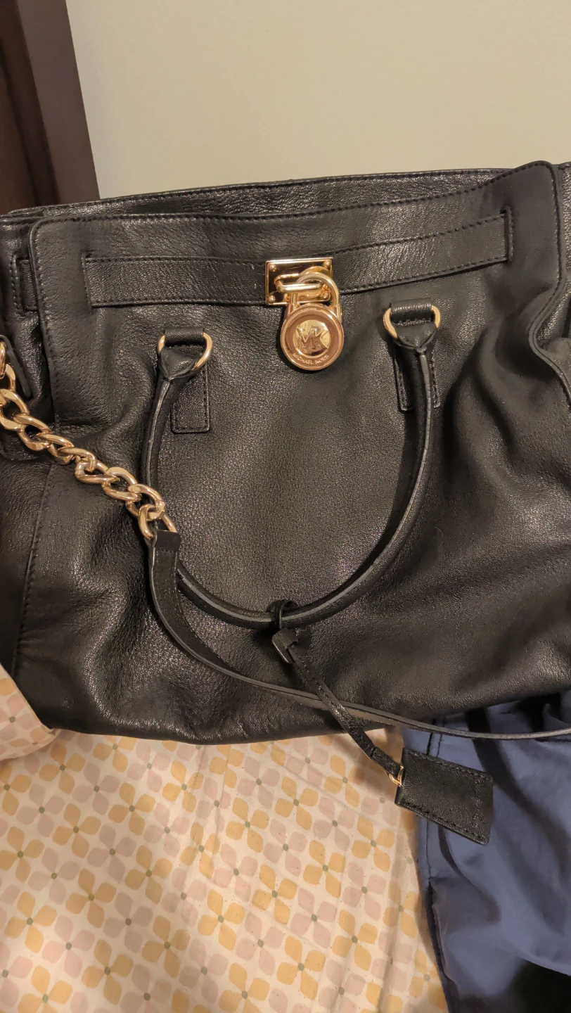 Michael Kors Black Leather Handbag