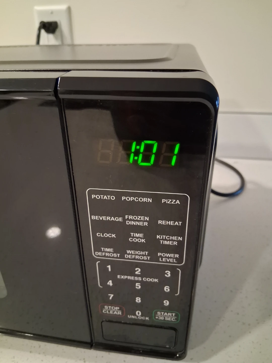 Black Countertop Microwave - photo 2