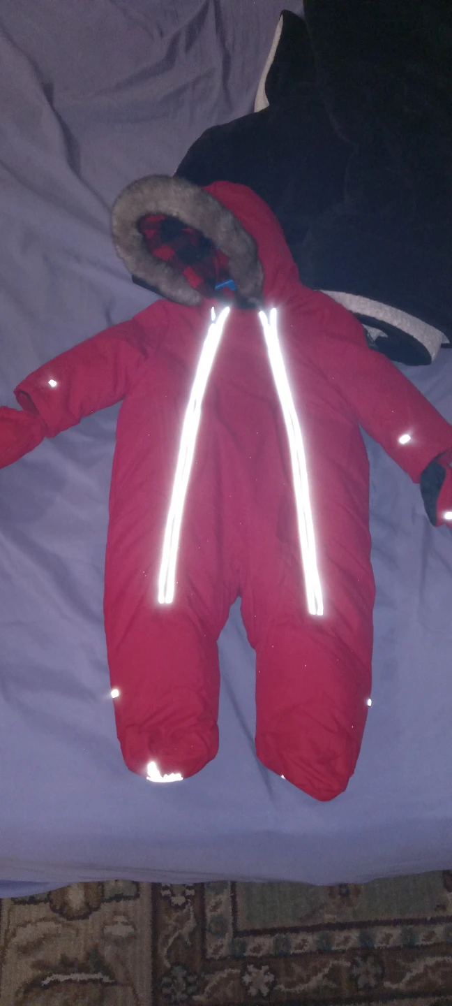Red Infant Winter Snowsuit