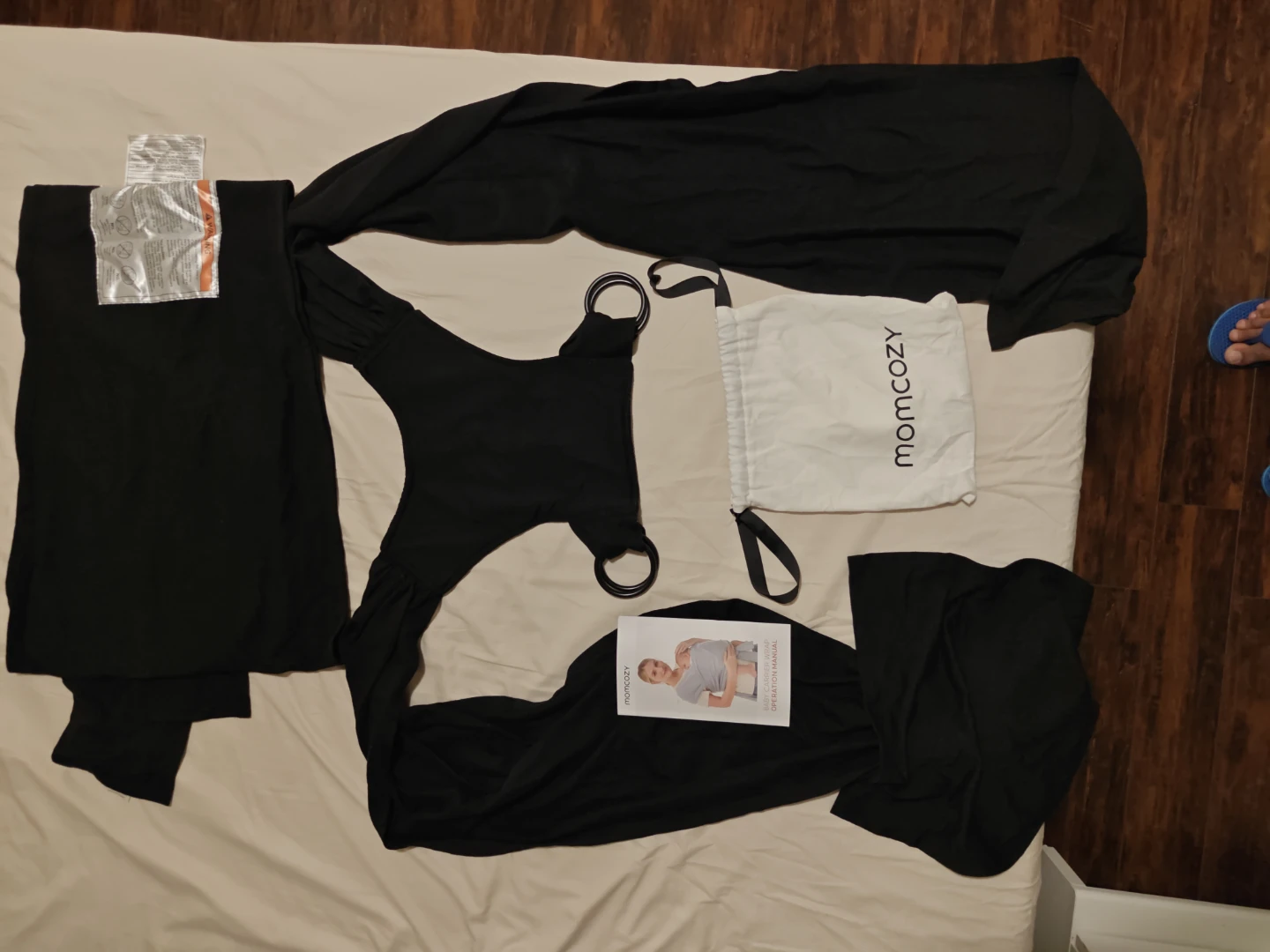 Momcozy Baby Carrier Wrap - Black