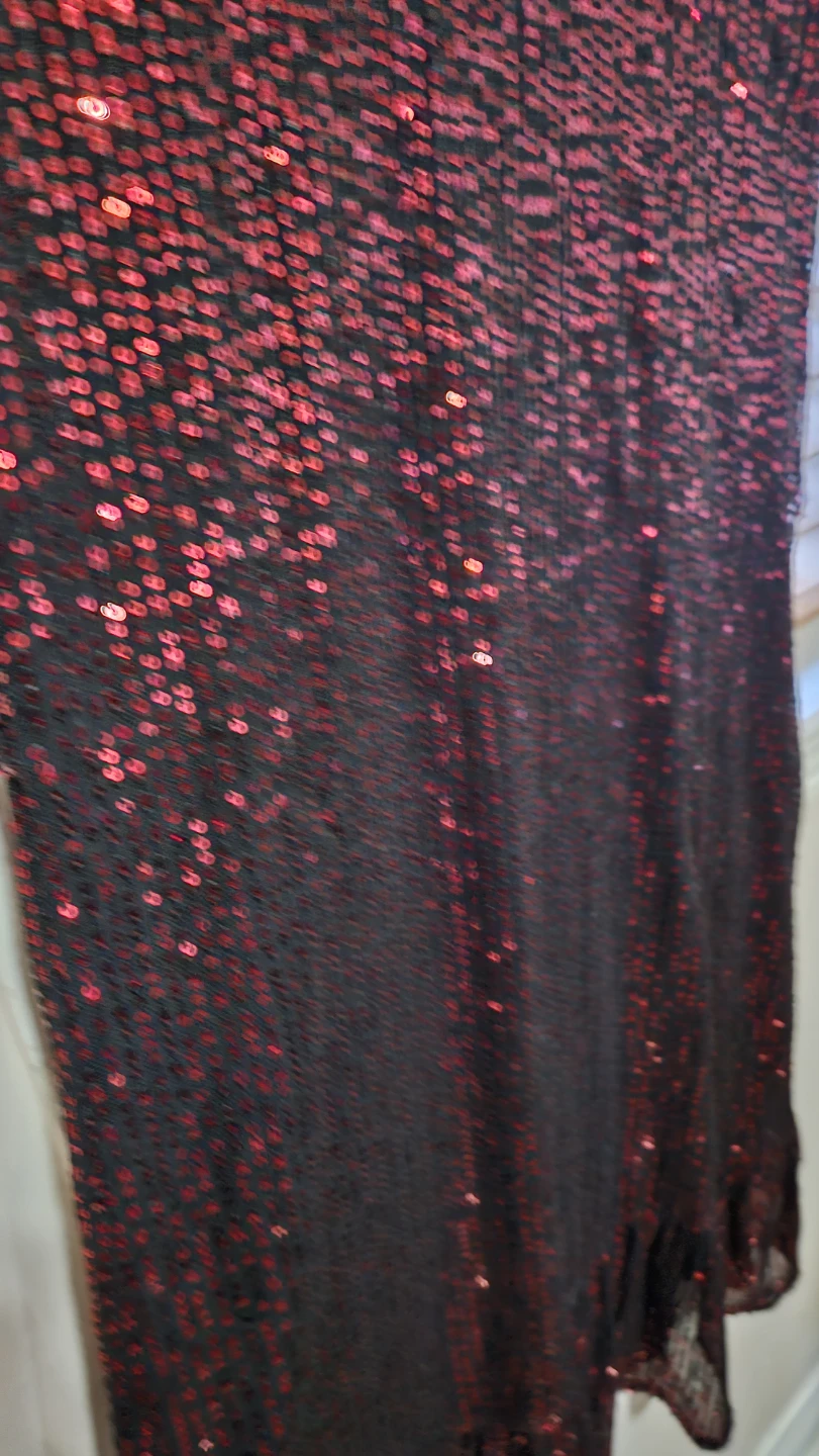 Charcoal Sequin Dress Medium - photo 2