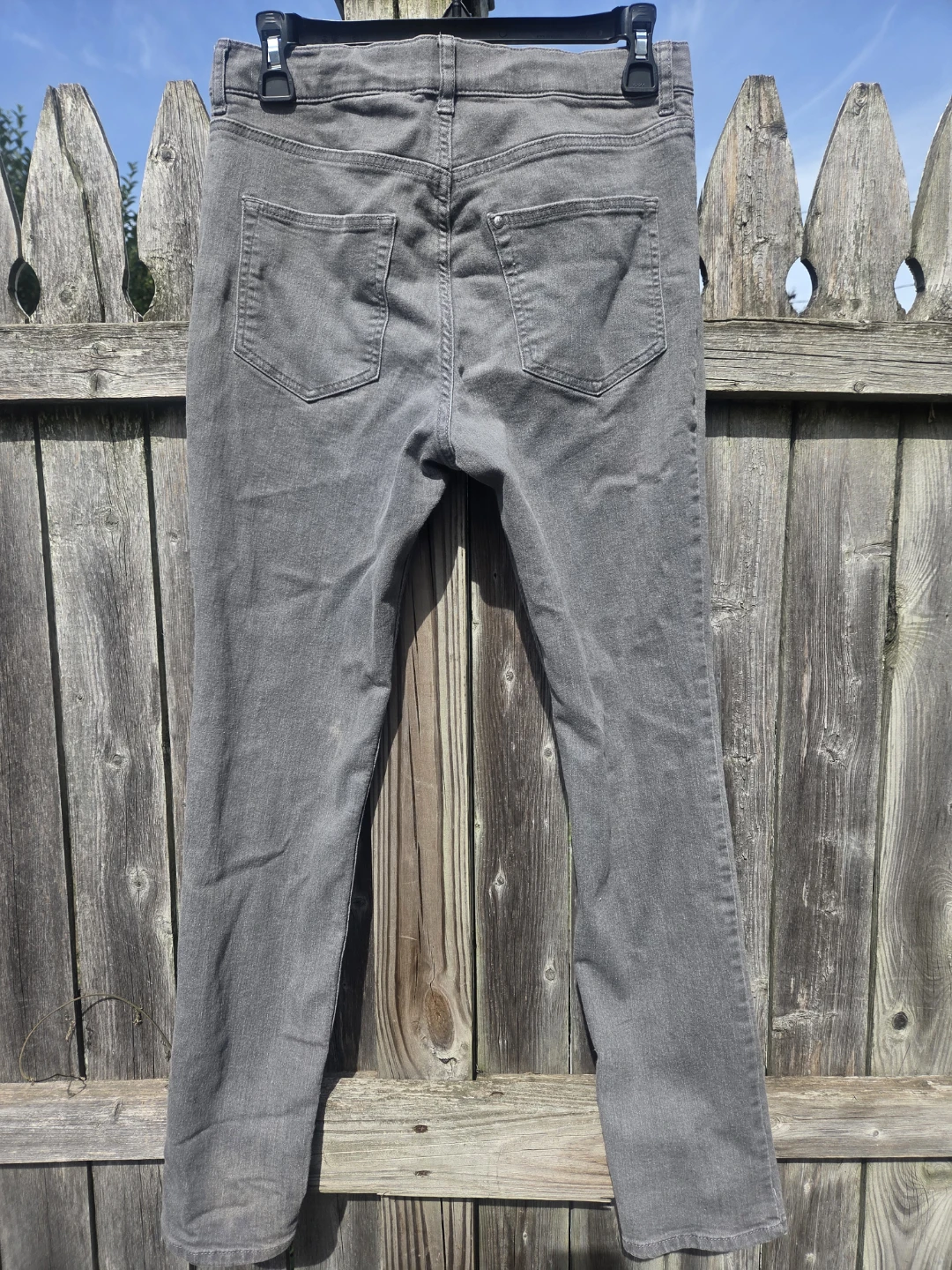 H&M Skinny Fit Gray Denim Jeans - photo 2