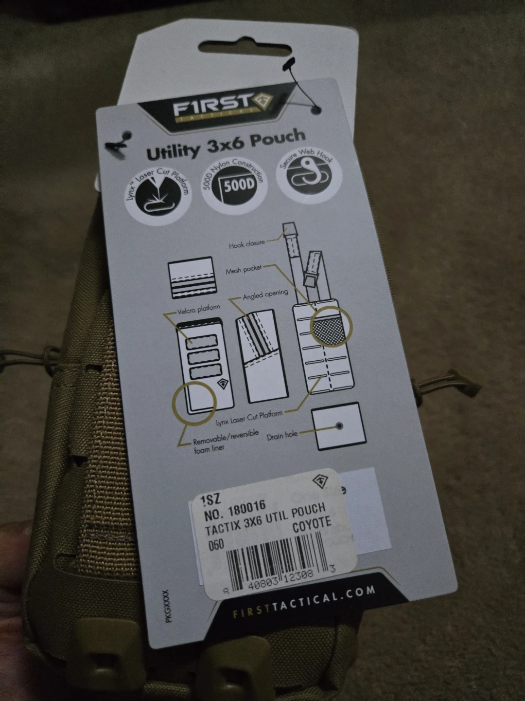 First Tactical Tactix 3x6 Utility Pouch - photo 2