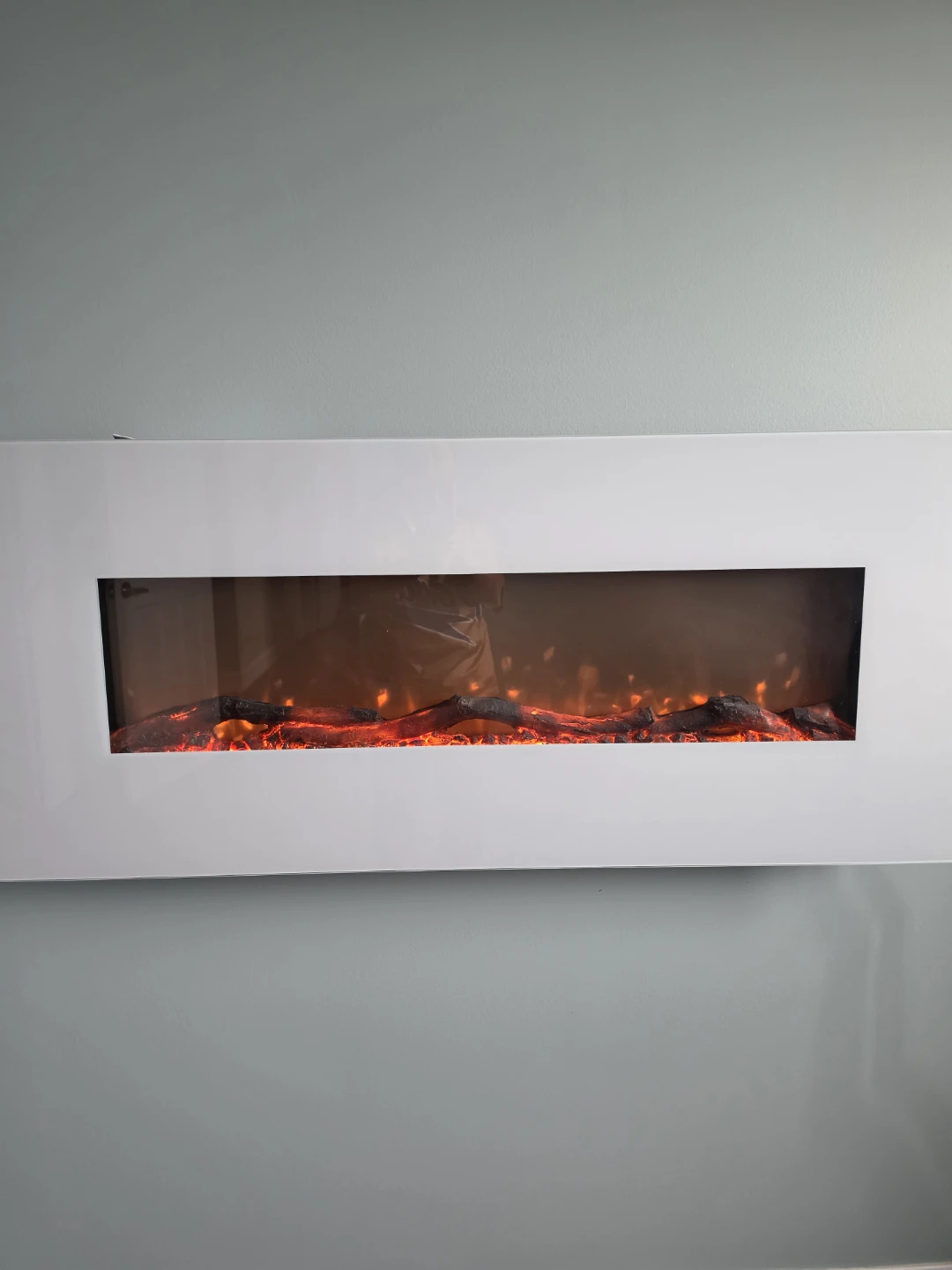 50" Wall-Mounted Electric Fireplace – Like New