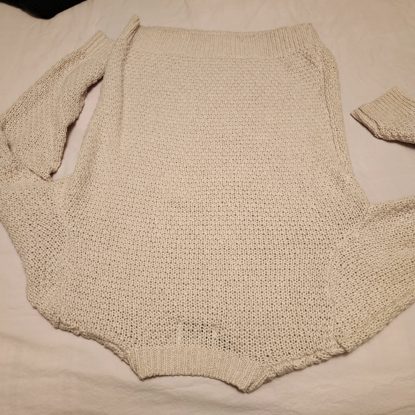 Topman Beige Cable Knit Sweater Size Small - photo 4