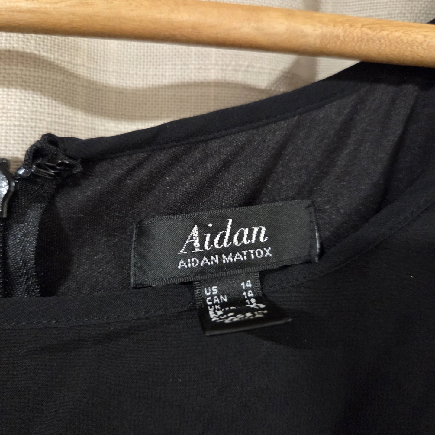 Aidan Mattox Black Dress Size 14 - photo 4