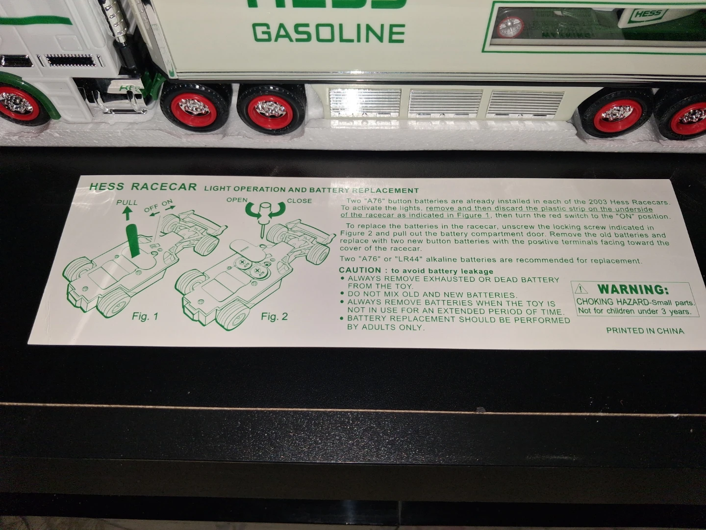 2003 Hess Toy Truck and Racecars - photo 2