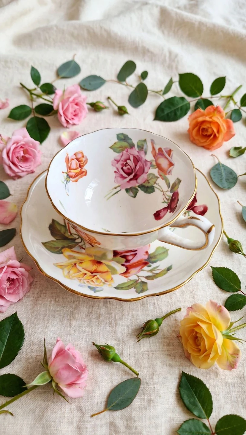 Hammersley & Co Bone China Teacup & Saucer - photo 2