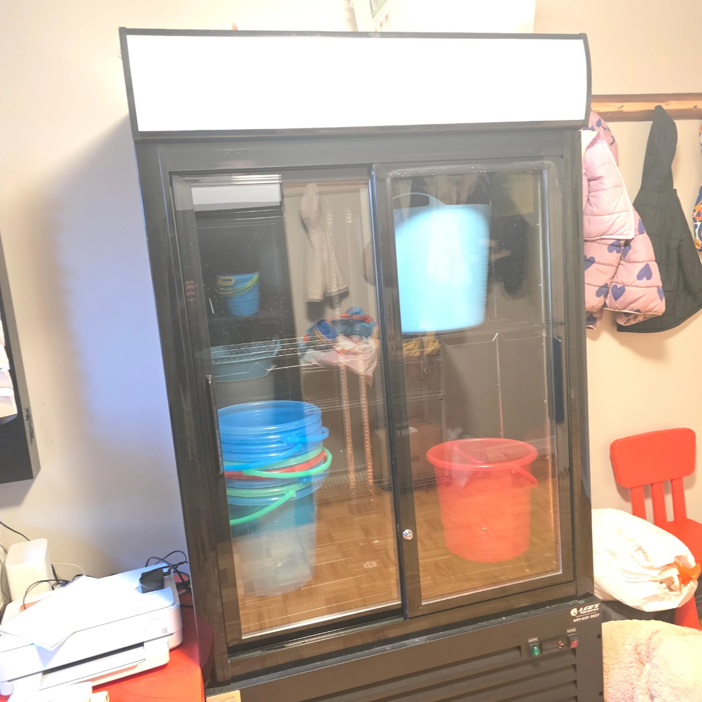 Commercial 1 door coller fridge