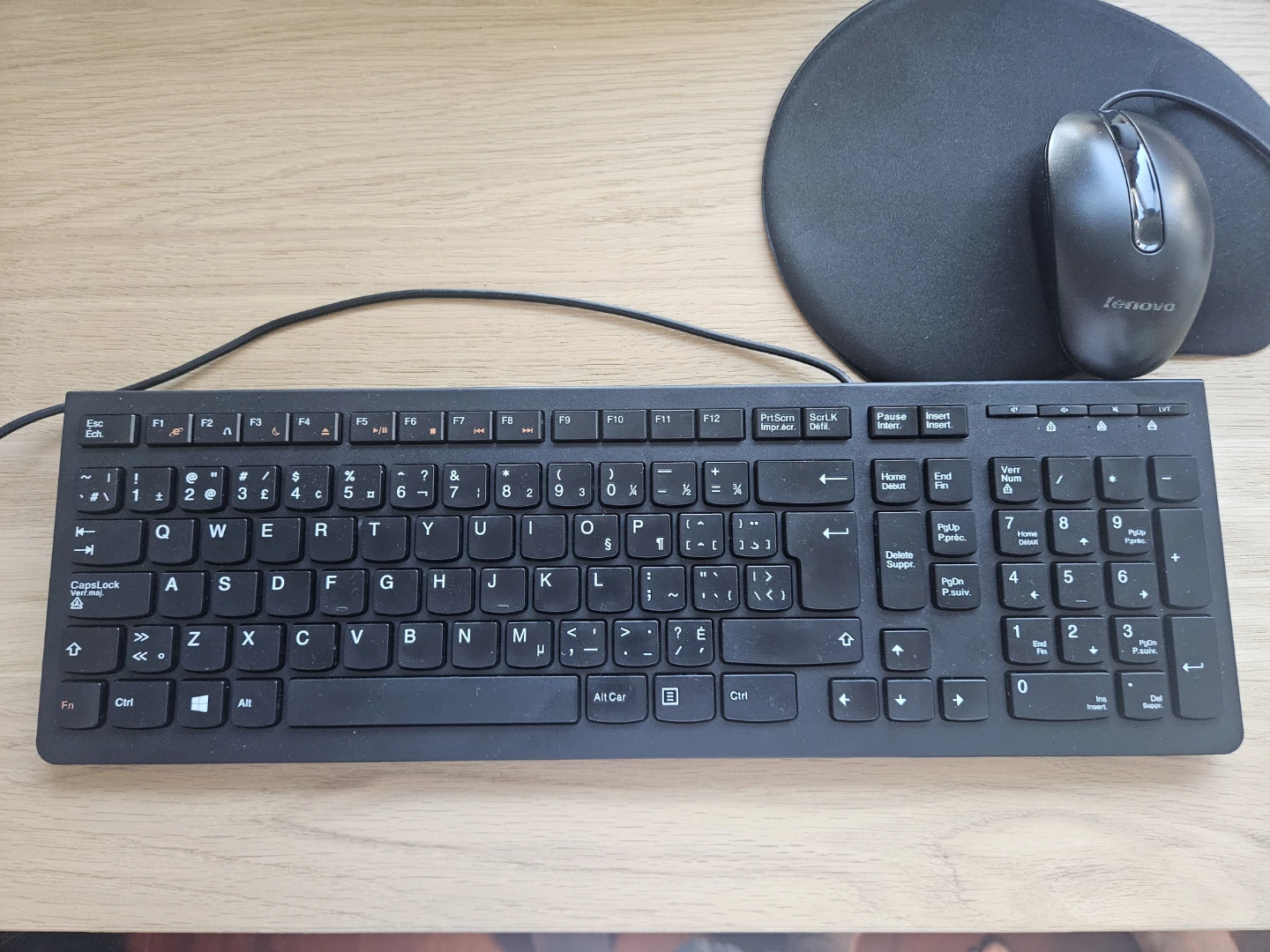 Lenovo Wired Keyboard and Mouse Set - photo 4