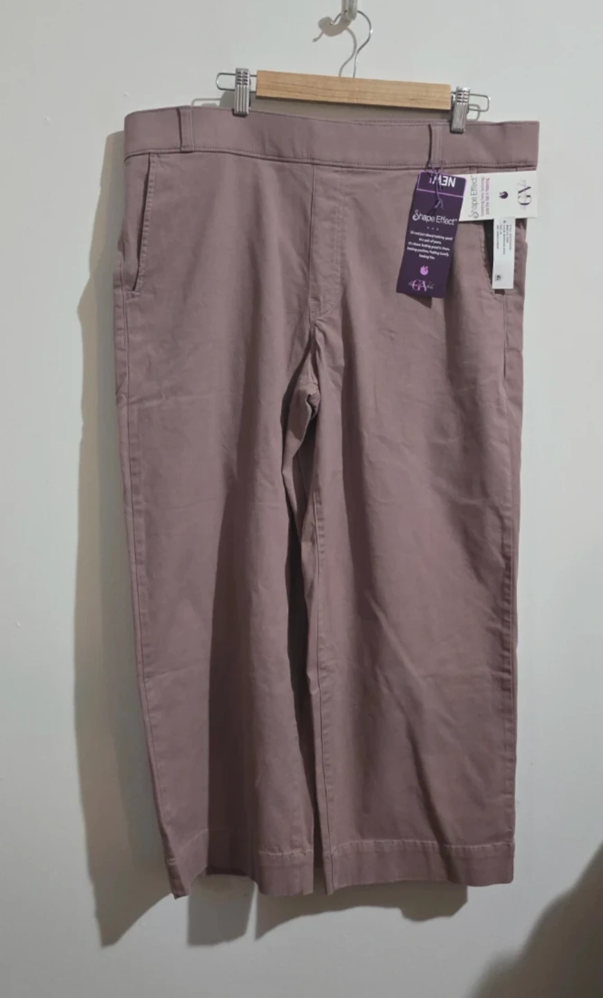 Gloria Vanderbilt Shape Effect Wide Leg Crop Pants - photo 2