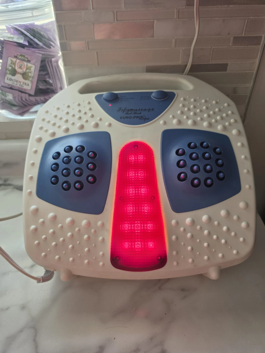 Spa EP-225 Foot & Back Massager with Infrared Heat. Tested. - photo 2