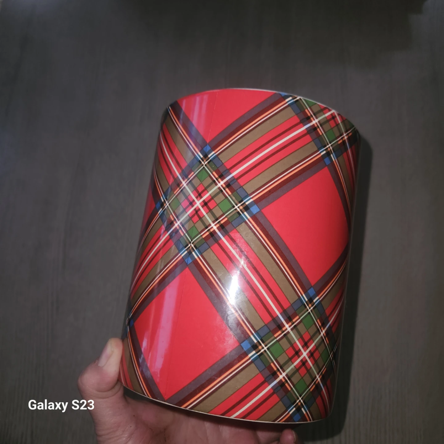 Sur La Table Plaid Utensil Crock