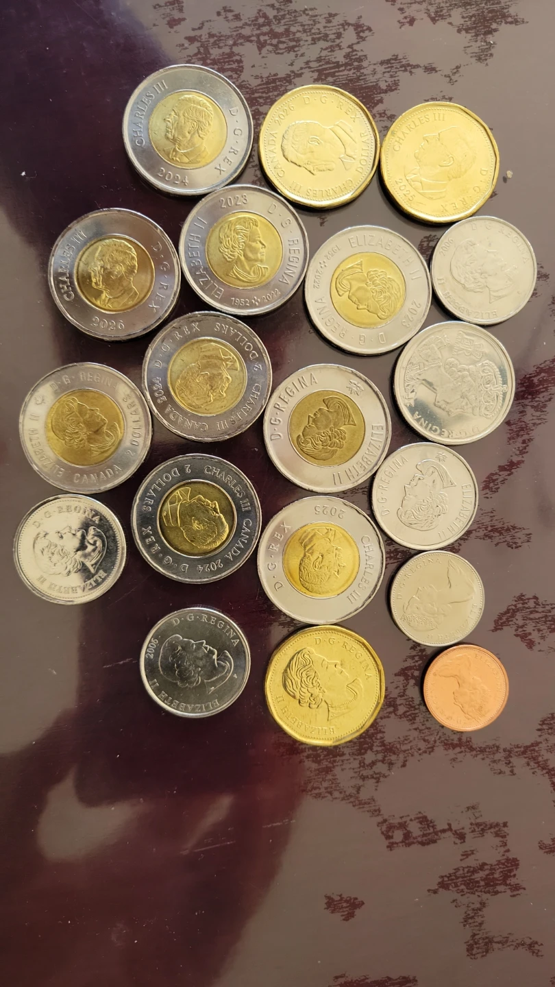 Collection of Assorted Canadian Coins