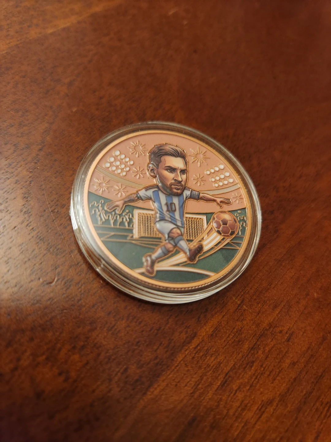 Lionel Messi 1 Troy Oz .999 Copper Coin