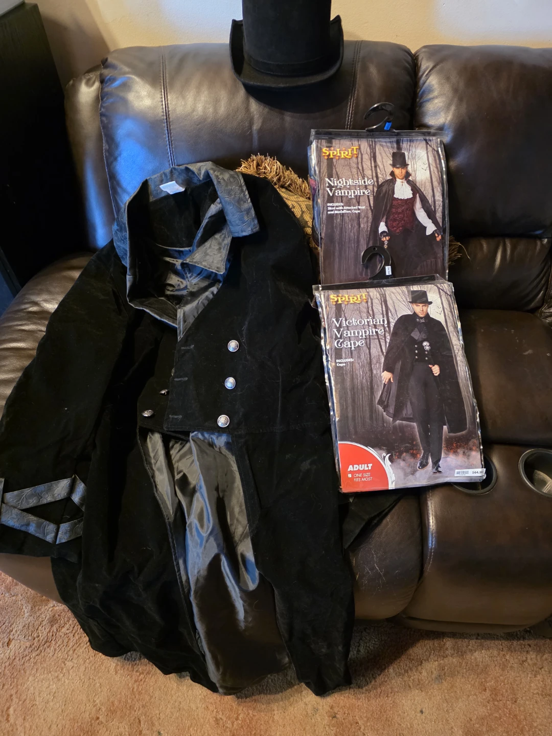 Spirit Halloween Vampire Costume Set