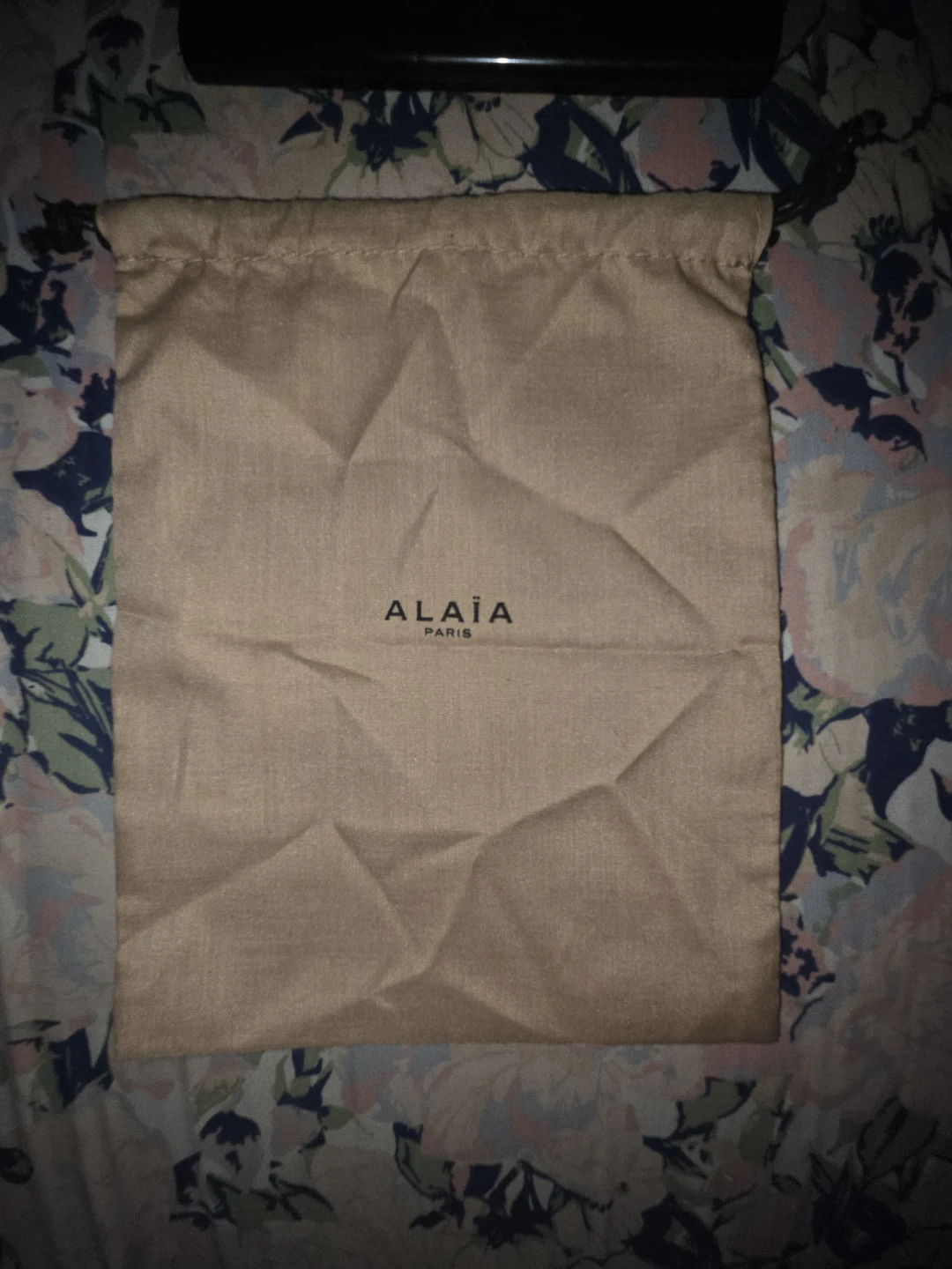 Alaïa Paris Small Canvas Cinch Bag