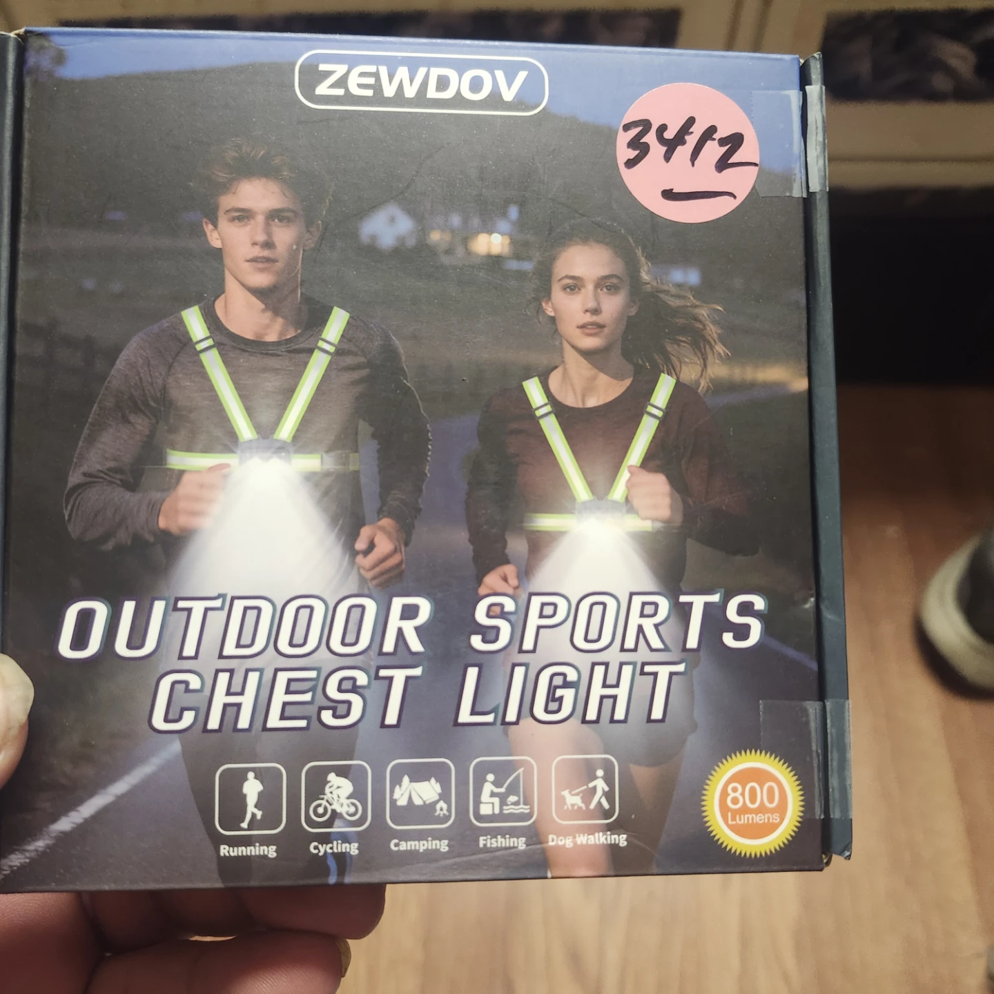 ZEWDOV Outdoor Sports Chest Light SJB82