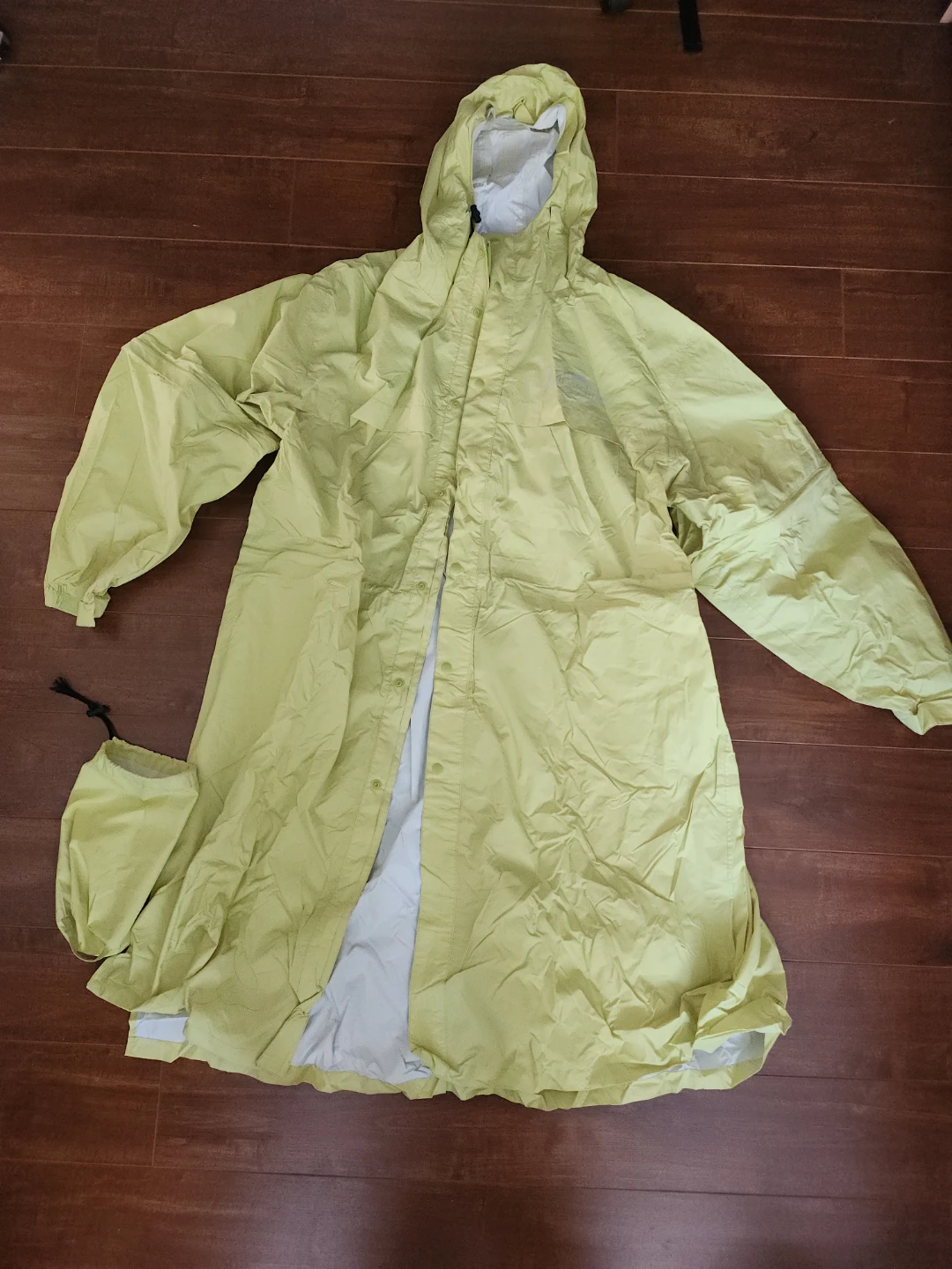 Lime Green Raincoat