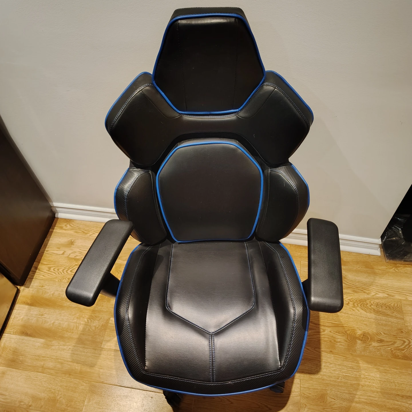 Black and Blue Gaming Chair