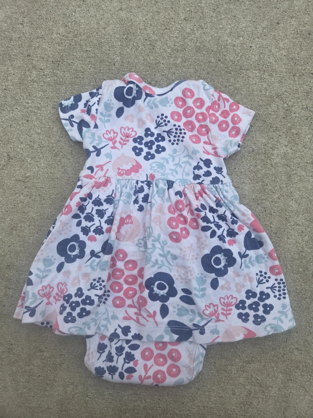 Carter's Baby Girl Floral Bodysuit Dress - photo 3