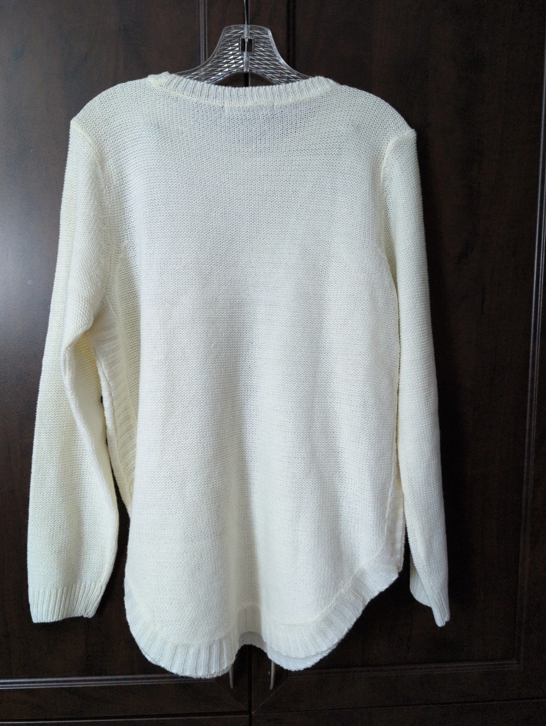 Kathy Ireland Cream Knit Sweater XL - photo 4
