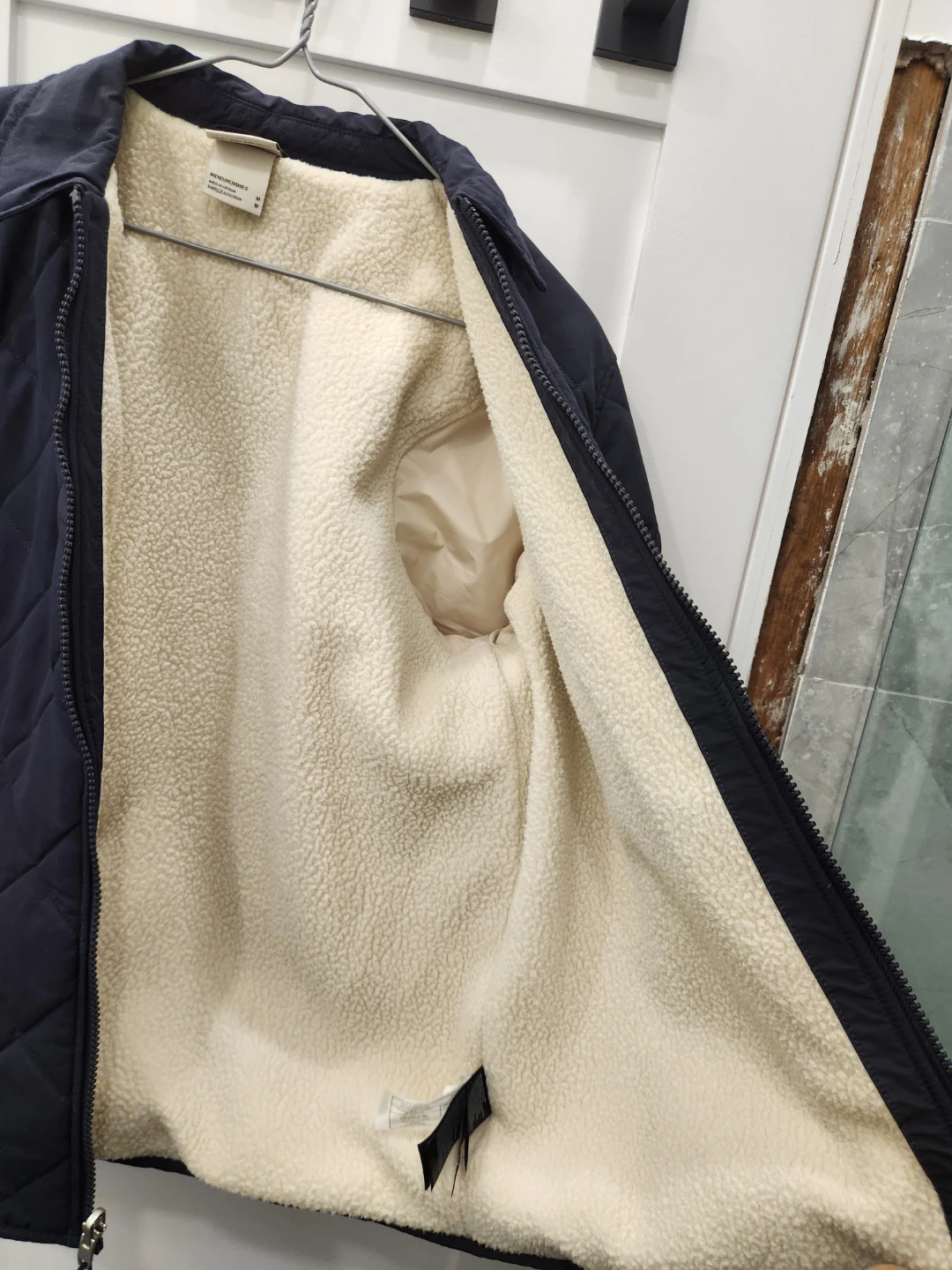 The North Face Quilted Sherpa Jacket Navy - photo 5
