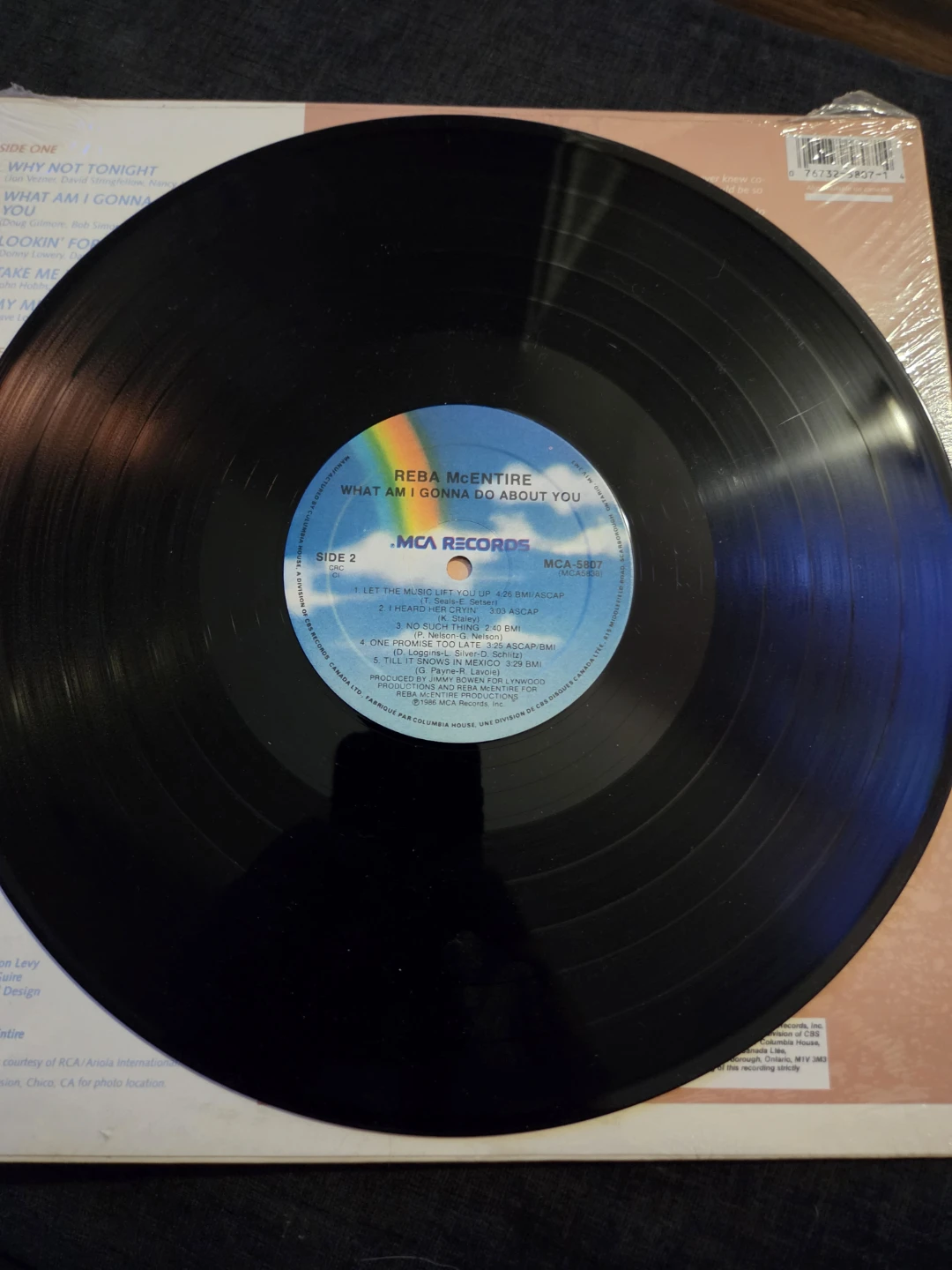 Reba McEntire What Am I Gonna Do About You Vinyl Record - photo 3