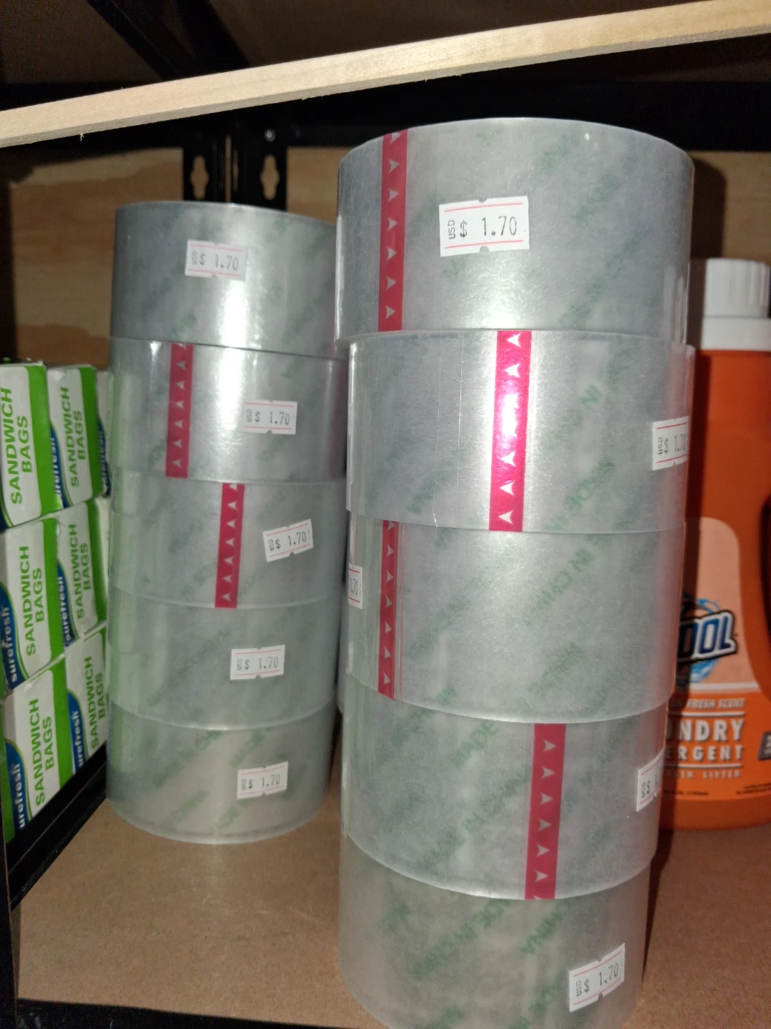 Clear Packaging Tape Rolls