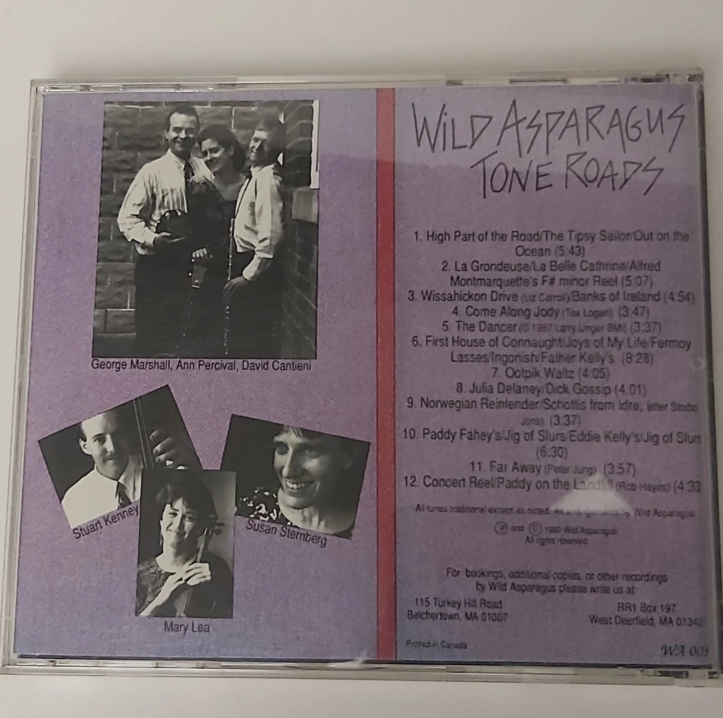 Wild Asparagus - Tone Roads CD - photo 2
