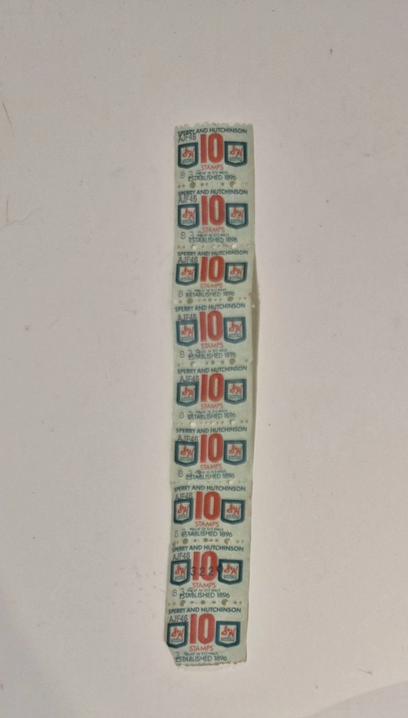 9 Sperry and Hutchinson S&H Green Stamps Strip