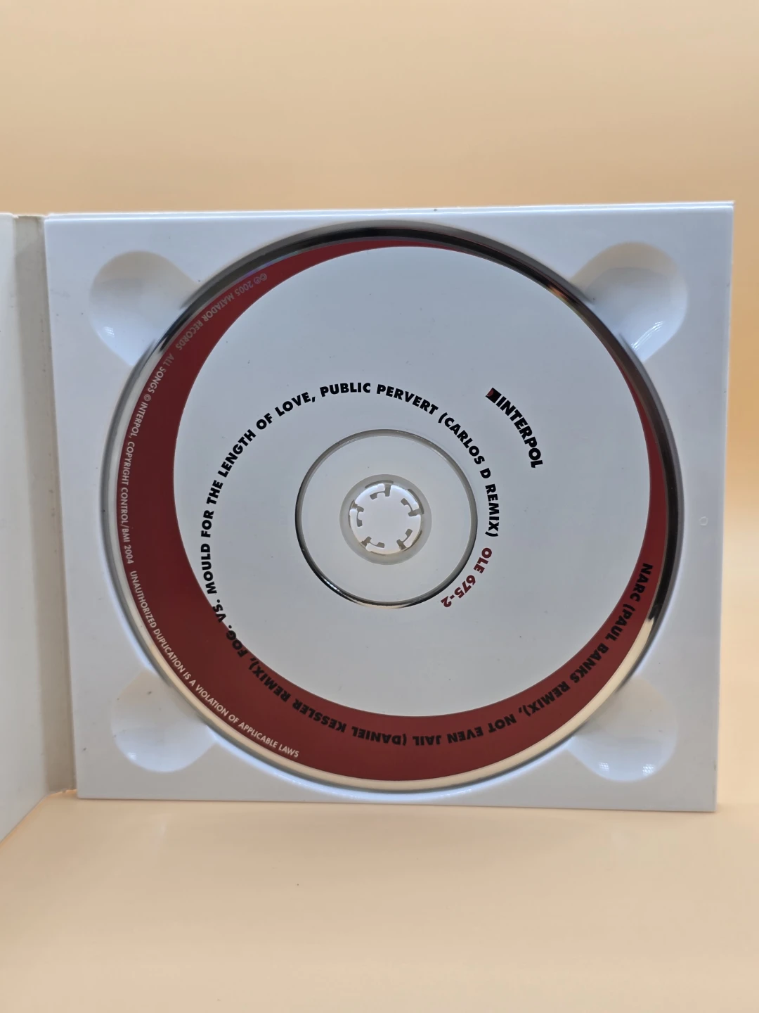 Interpol Remix EP CD OLE 675-2