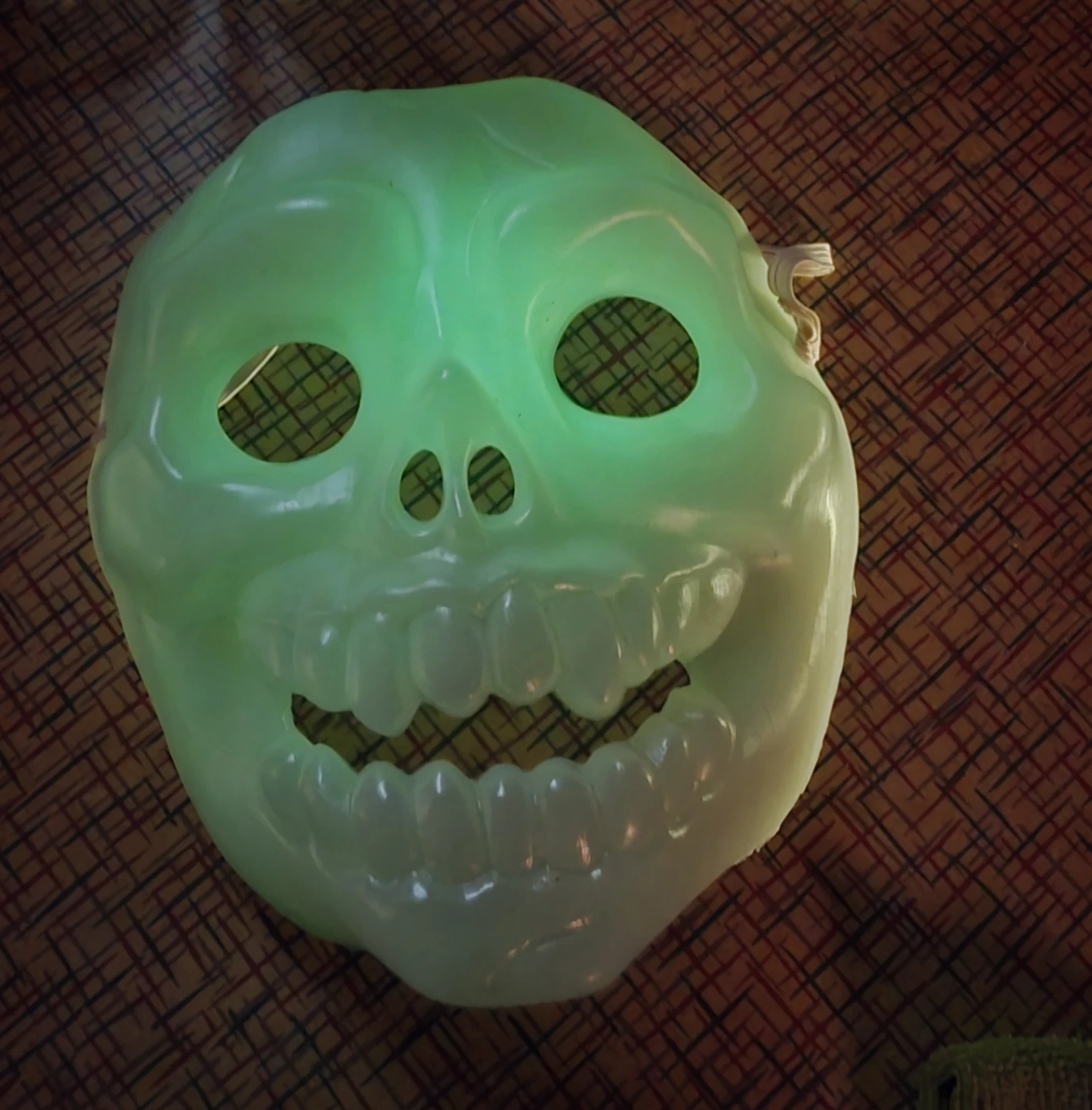 Two Glow-in-the-Dark Skull Masks - photo 2