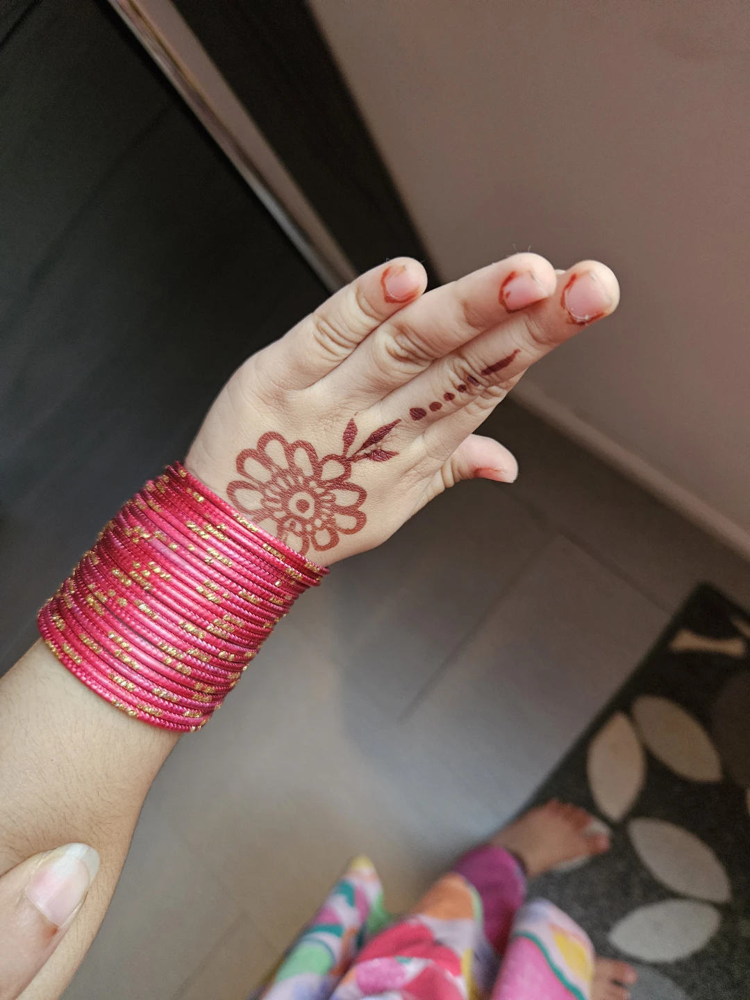 Assorted Decorative Bangle Set for 1 to 2 years girl.  $3 each