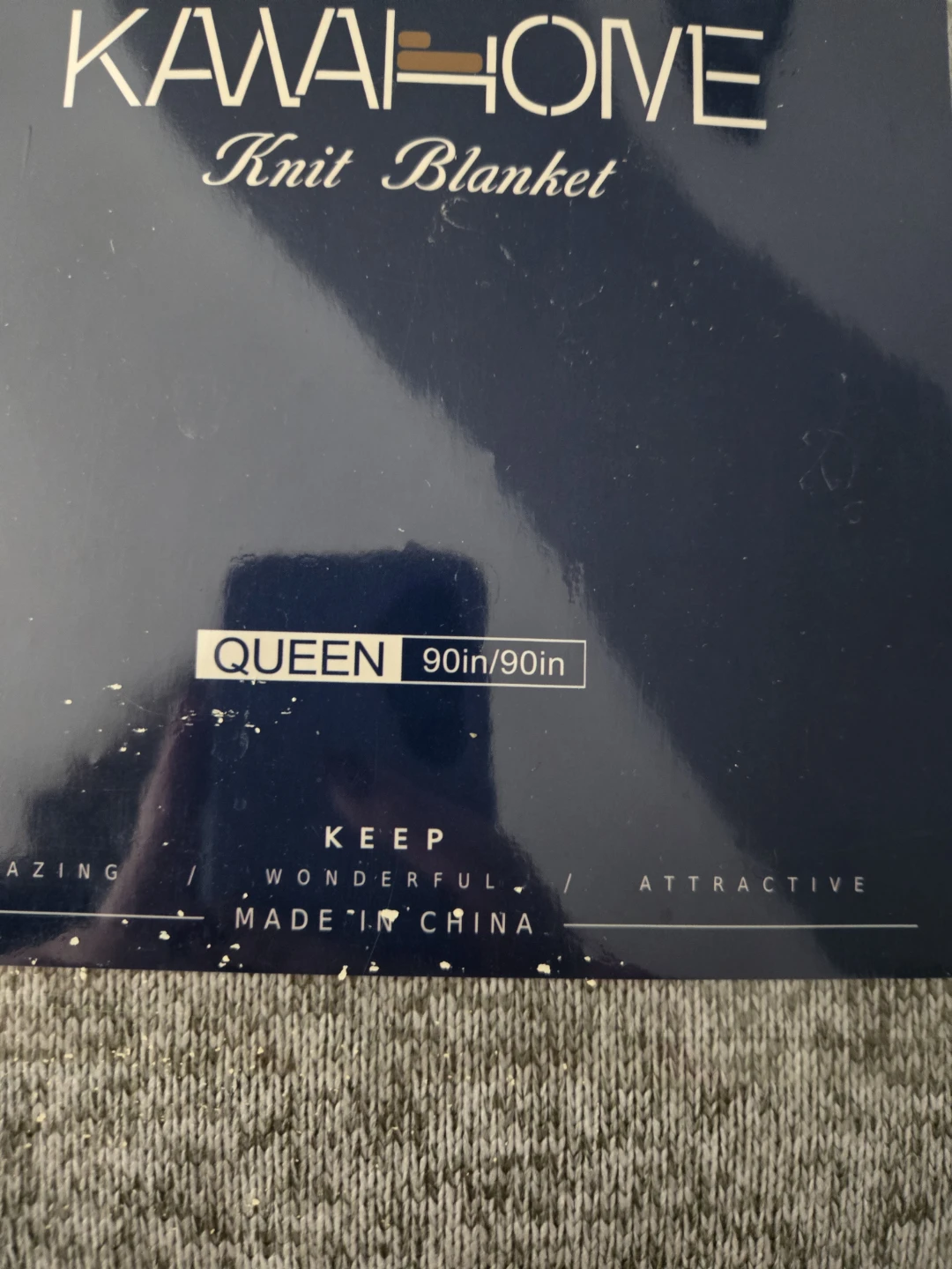 KAWAHOME Queen Knit Jersey Blanket - photo 4