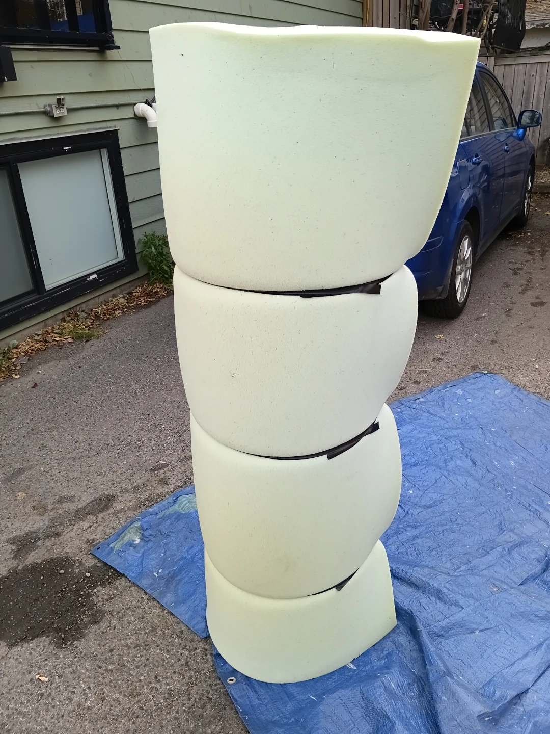 High Density 3" Queen Size Memory Foam Topper - photo 2