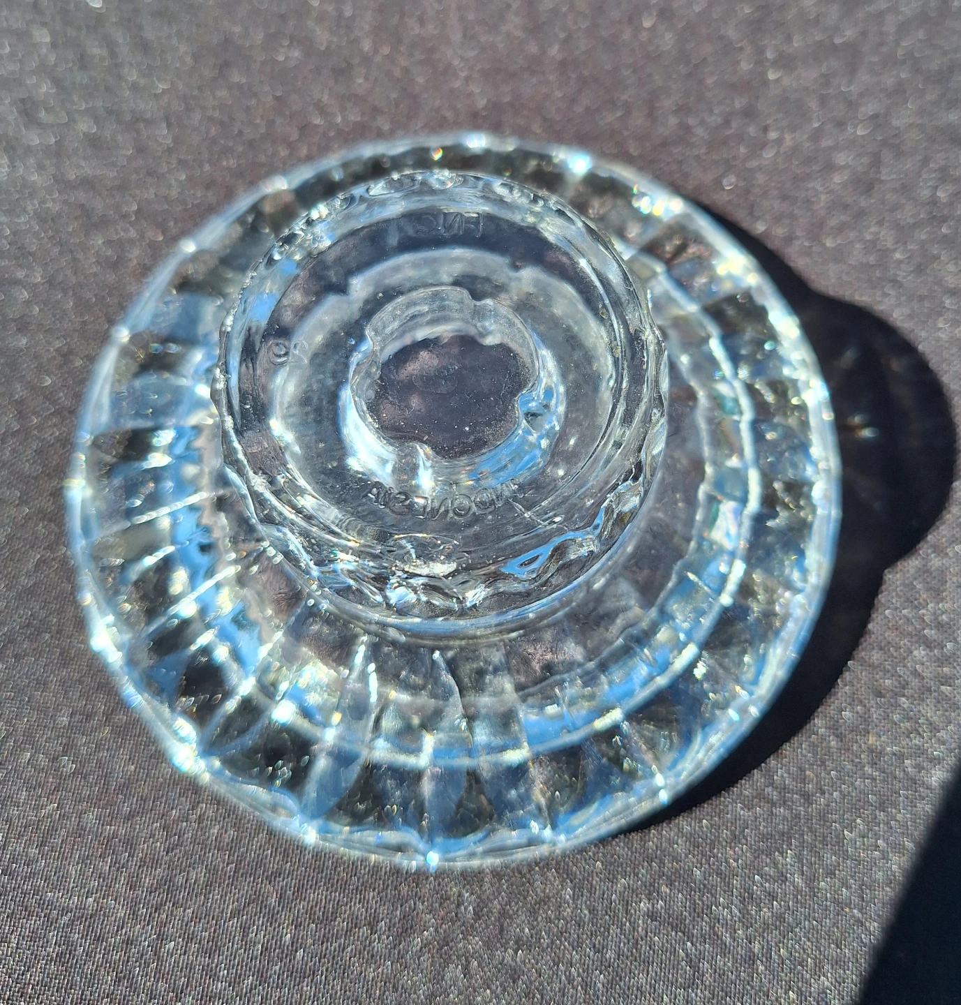 Set of 4 Glass Candle Holders (Kit Cat Club rescue) - photo 5