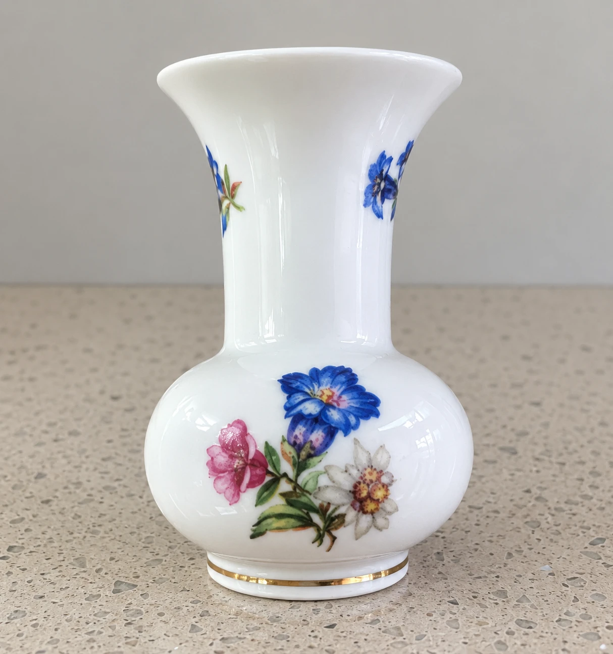 Schumann Bavaria Floral Porcelain Vase