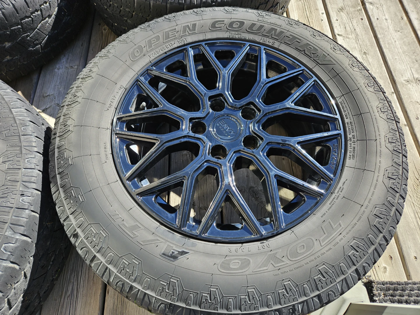 Set of 4 Envy Wheels with Toyo Open Country Tires - photo 2