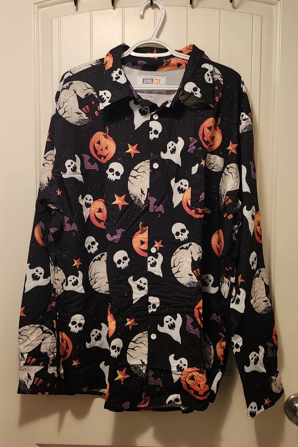 Arvil Hill Halloween Long Sleeve Shirt