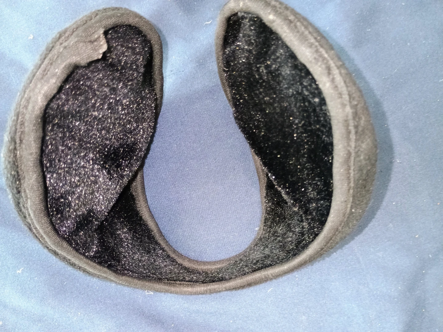 Black fleece earmuffs