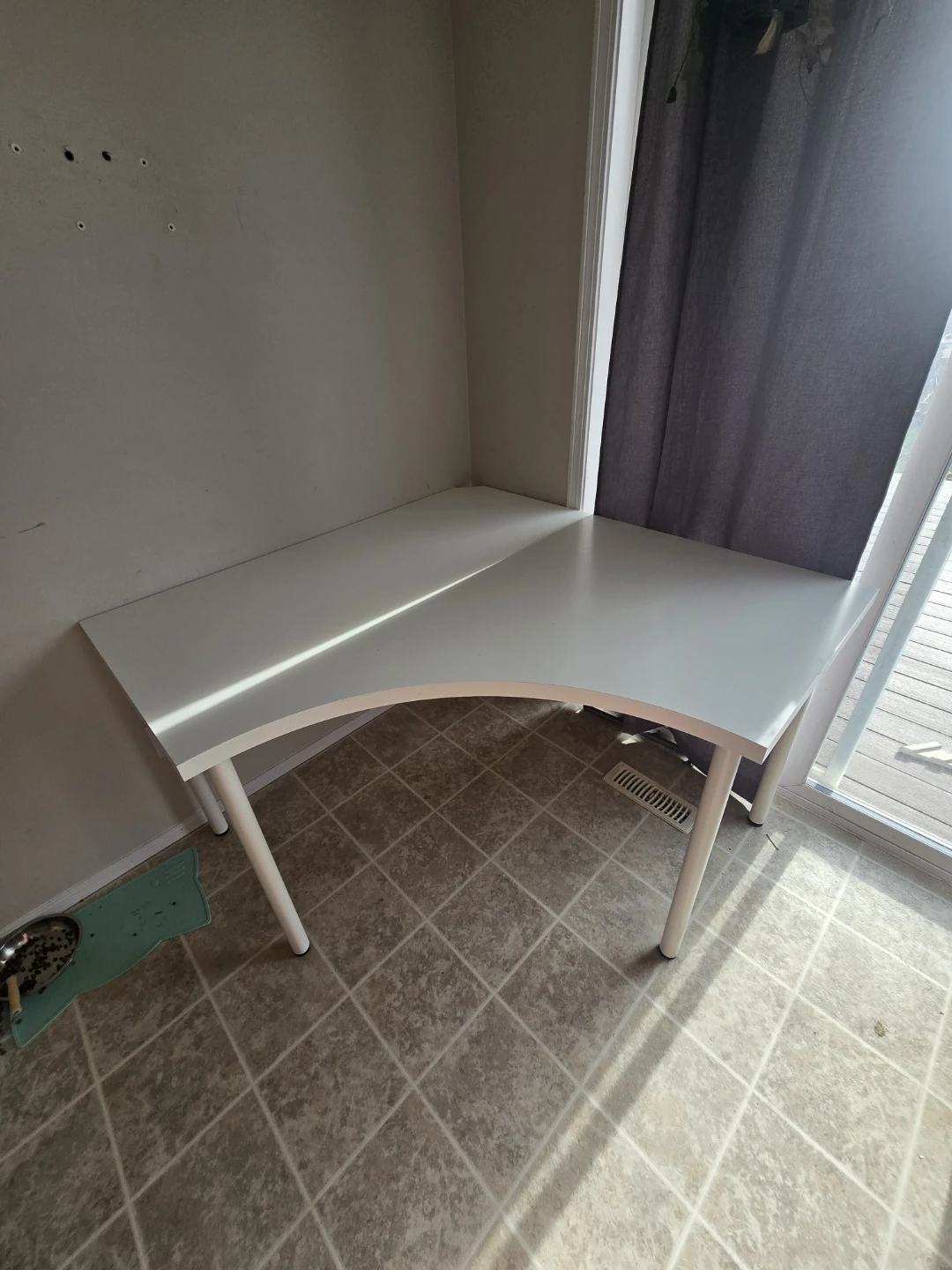 IKEA White Corner Desk - photo 2