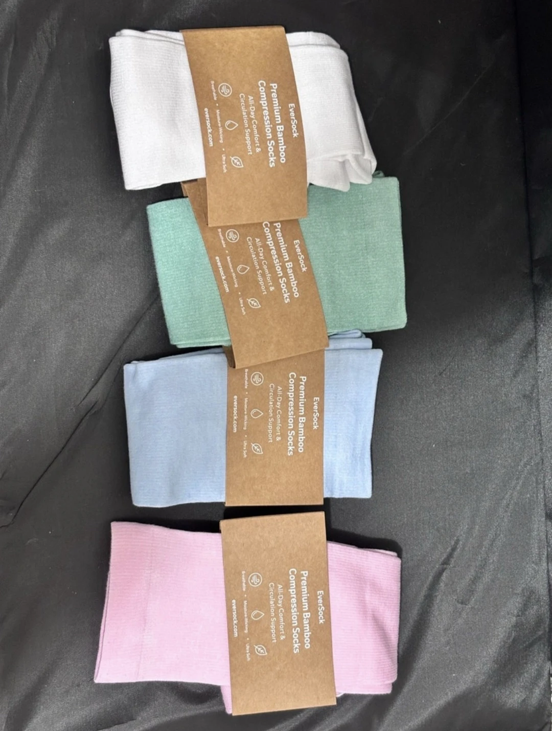 Eversock Bamboo Compression Socks - 4 Pack Size L - photo 3
