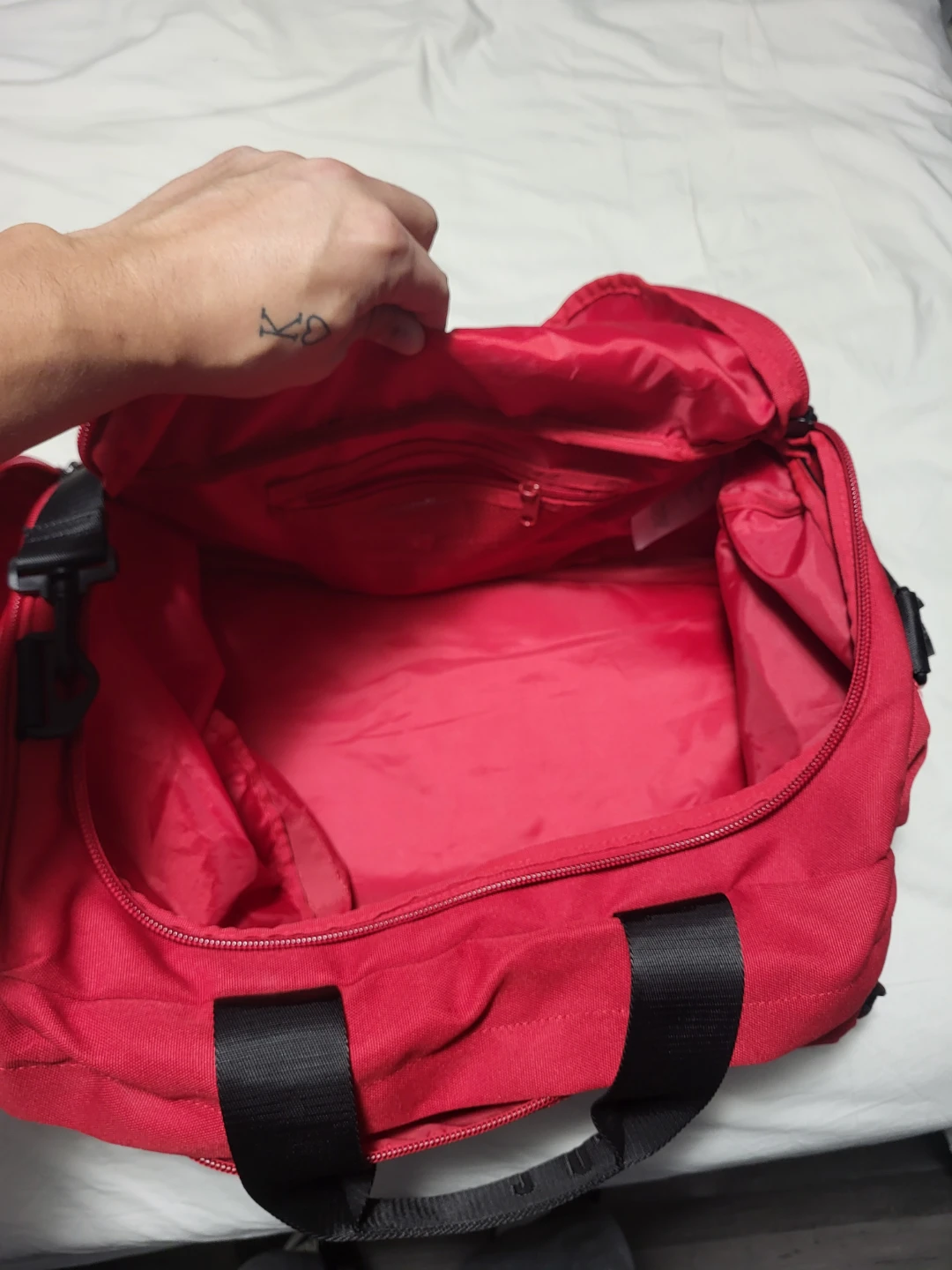 Jordan Red Duffel Bag - photo 2
