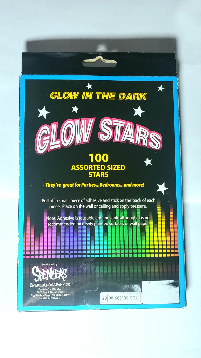 100 Assorted Sized Glow in the Dark Stars - photo 2