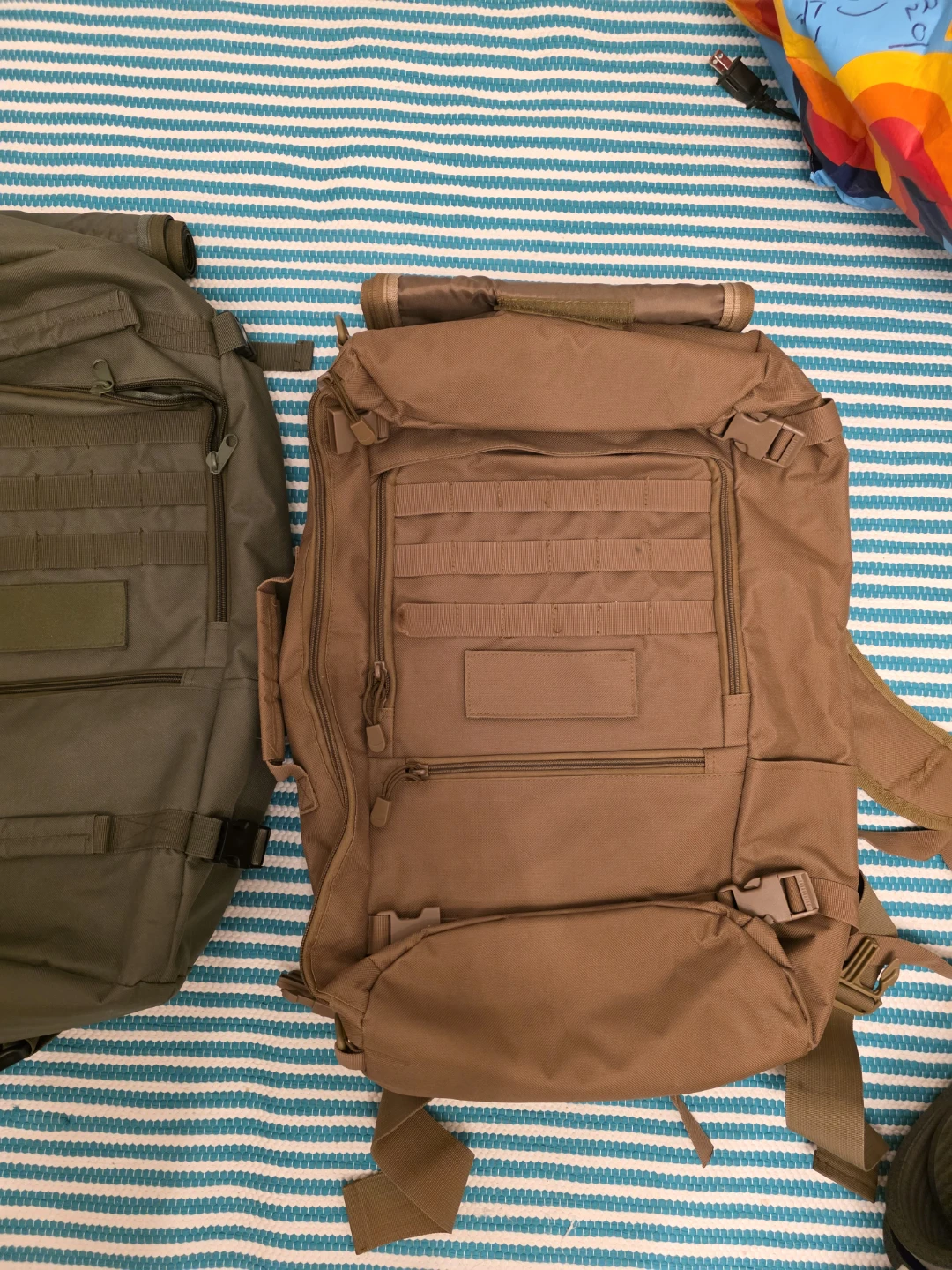 Tactical Backpacks - Olive Green and Tan - photo 2